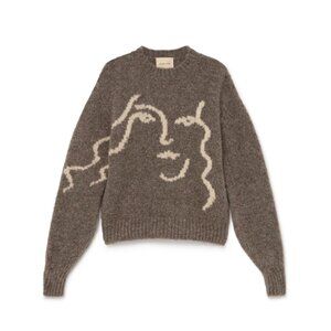 Paloma Anita Face Sweater - Taupe - Medium